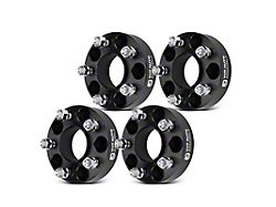 1.50-Inch 5-Lug Wheel Spacers; Black; Set of Four (15-26 Mustang)