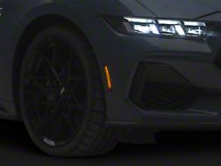 Form Lighting LED Side Marker Lights; Smoked (24-26 Mustang)