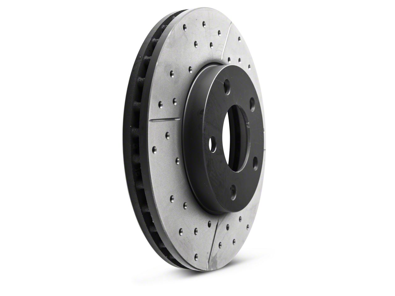 DBA Mustang XGold Series Cross Drilled/Slotted Rotors Front Pair