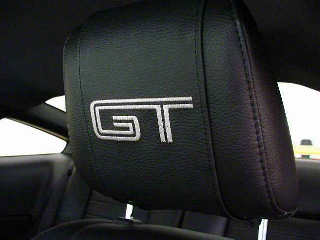 SpeedForm Head Rest Cover; GT Logo (05-09 All)