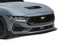 EOS Performance Package Chin Spoiler Lip Extension; Black (24-26 Mustang, Excluding Dark Horse w/ Handling Pack)