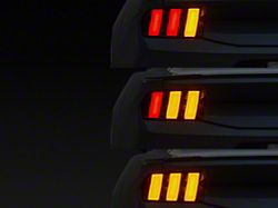 Form Lighting LED Tail Lights; Black Housing; Smoked Lens (24-26 Mustang)