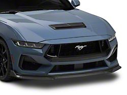 SpeedForm 3-Piece Chin Spoiler; Carbon Appearance (24-26 Mustang)