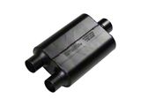 Flowmaster 40 Series Dual In/Center Oval Muffler; 2.50-Inch Inlet/3-Inch Outlet (Universal; Some Adaptation May Be Required)