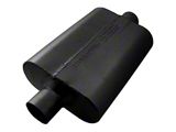 Flowmaster 40 Series Delta Flow Center/Center Oval Muffler; 2.50-Inch Inlet/2.50-Inch Outlet (Universal; Some Adaptation May Be Required)