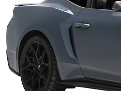 MMD V-Series Side Scoops with Inserts; Pre-Painted (24-26 Mustang)