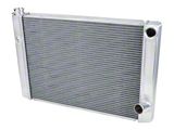Allstar Performance Aluminum Dual Pass Radiator; 19 x 28-Inch; 1/4-Inch Bung (Universal; Some Adaptation May Be Required)