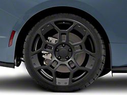 GTD Style Satin Black Wheel; Rear Only; 20x11; 50mm Offset (24-26 Mustang)