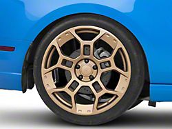 GTD Style Satin Bronze Wheel; Rear Only; 20x11; 50mm Offset (10-14 Mustang)
