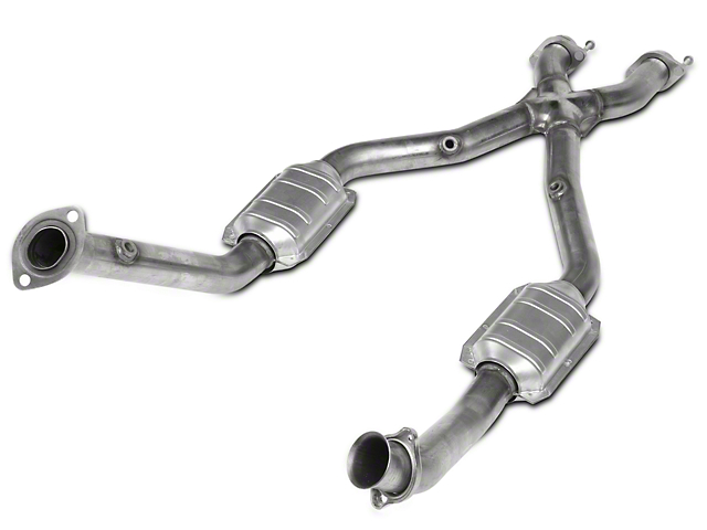 Magnaflow Direct-Fit Catted Tru-X X-Pipe; Standard Grade (99-04 4.6L Mustang)