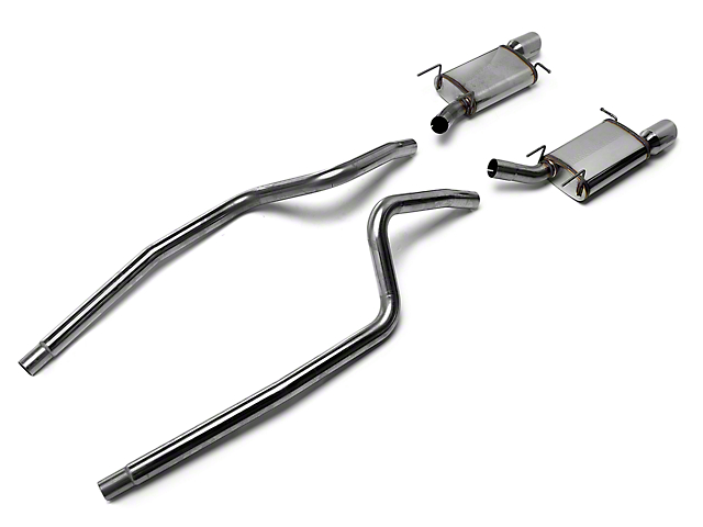 Magnaflow Street Series Cat-Back Exhaust with Polished 4-Inch Tips (13-14 Mustang V6)