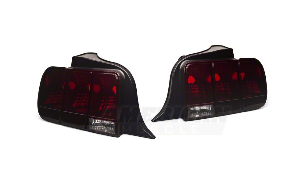 Raxiom Tail Lights; Black Housing; Smoked Lens (05-09