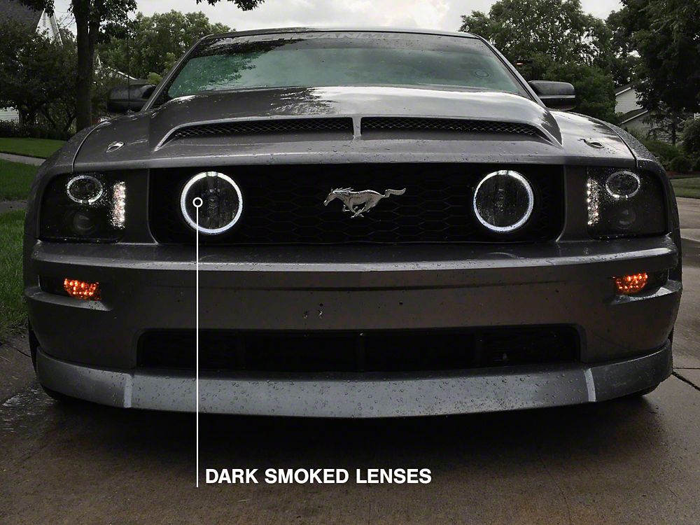 Raxiom LED Halo Fog Lights; Smoked (05-12 Mustang GT) | Raxiom