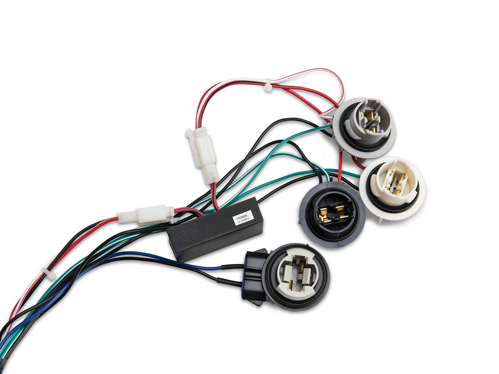 Raxiom Sequential Tail Light Kit; Plug-and-Play Harness (96
