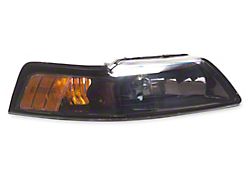 Axial Stock Replacement Headlights; Black Housing; Clear Lens; Passenger Side (99-04 All)