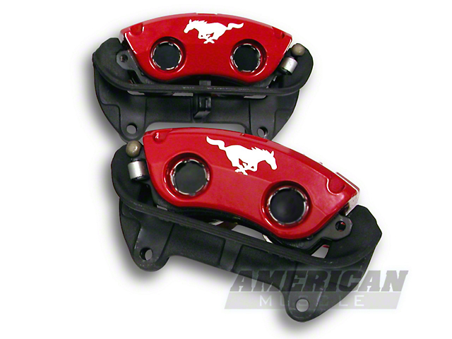 Ford Performance Red Bullitt/Mach 1 Running Pony Calipers (Front Pair)