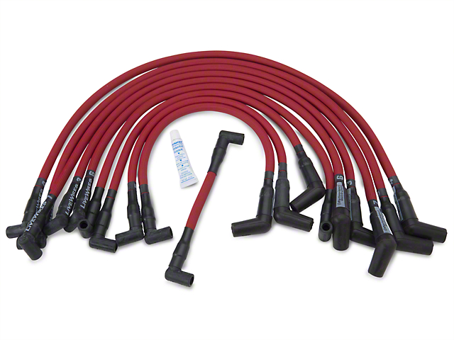 Performance Distributors Livewires 10mm Spark Plug Wires; Red (86-95 5.0L Mustang)
