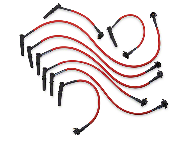 Performance Distributors Livewires 10mm Spark Plug Wires; Red (96-98 Mustang GT)