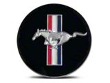 Ford Performance Running Pony Tri-Bar Center Cap; Black (05-06 Mustang)