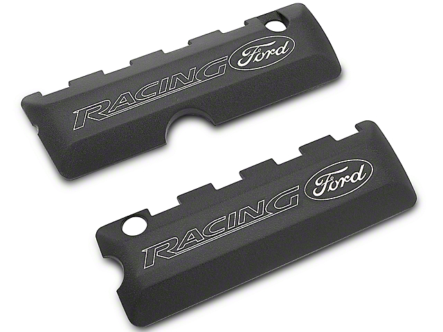 Ford Performance Coil Covers w/ Ford Racing Logo - Black (11-17 GT; 12-13 BOSS 302; 15-20 GT350, GT500)
