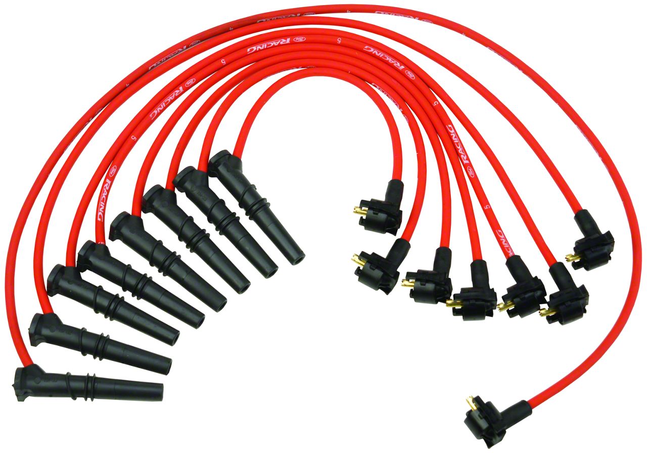 SPARK PLUG WIRES MSD COIL NGK 9698 FORD MUSTANG COBRA Car & Truck