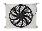 SR Performance Universal 16-Inch High Performance Slim Electric Radiator Fan with Shroud (Universal; Some Adaptation May Be Required)