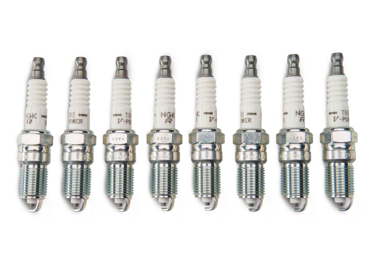 Ngk Mustang V Power Spark Plugs Heat Range 6 Tr6 03 04 Cobra 07 14 Gt500