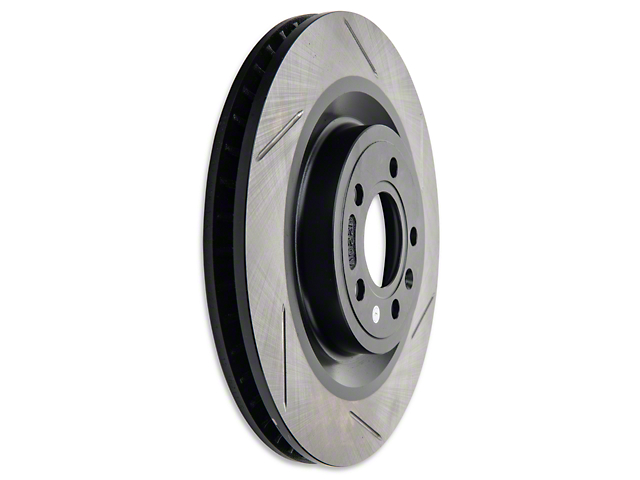 StopTech Sport Slotted Rotors; Front Pair (11-14 Mustang Standard GT)