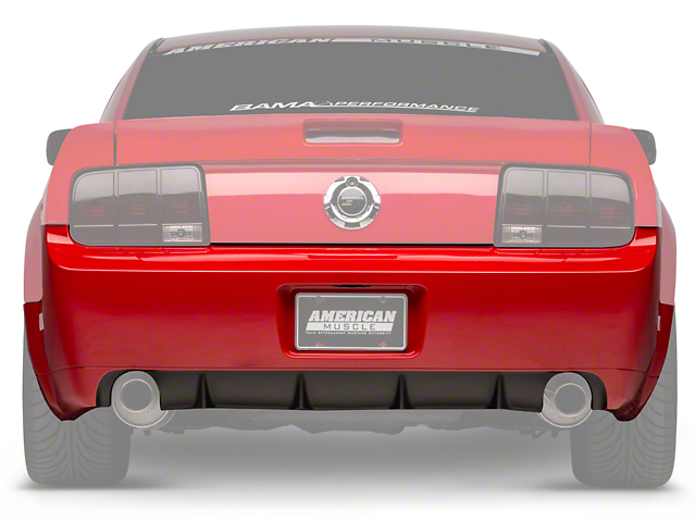 GT500/CS Rear Bumper Cover w/ Diffuser - Unpainted (05-09 All)