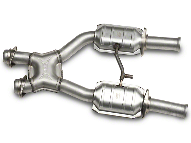 BBK Catted X-Pipe (79-93 5.0L Mustang w/ Long Tube Headers)