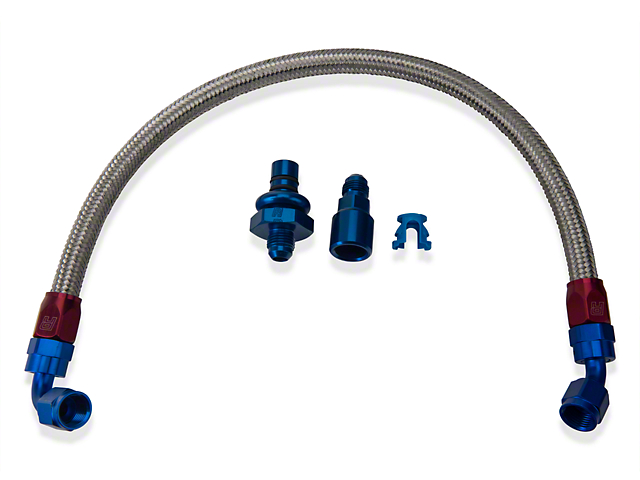 Russell Stainless Steel; AN Fuel Line Kit (05-10 Mustang GT)