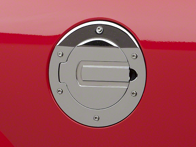 SHR Fuel Door; Chrome (05-09 Mustang)