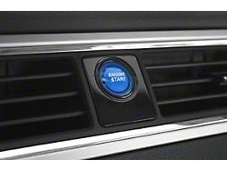 SHR Illuminated Push Button Start Ignition Kit; Blue (10-14 All)