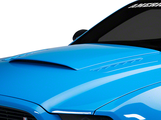 Roush Hood Scoop; Unpainted (13-14 Mustang GT, V6)