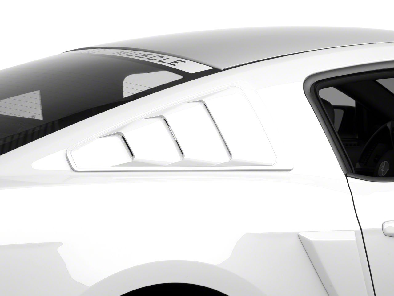 mustang quarter window louvers