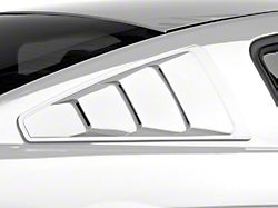 MMD Quarter Window Louvers; Pre-Painted (05-14 Coupe)