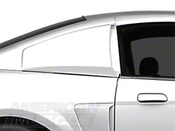 MMD Quarter Window Scoops; Unpainted (99-04 Coupe)