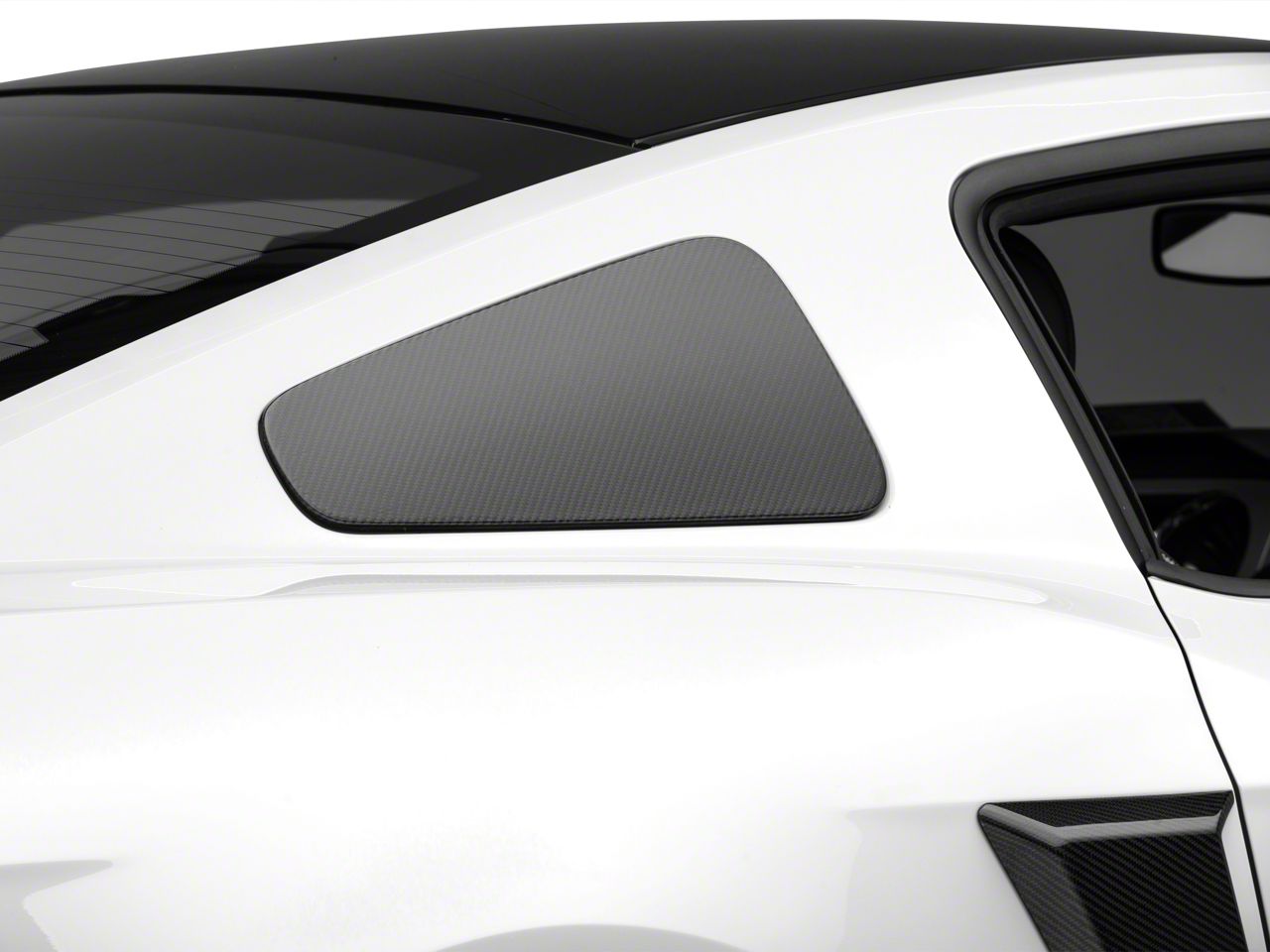 Mmd Mustang Gt350 Style Window Covers Carbon Fiber 71319 77 10 14