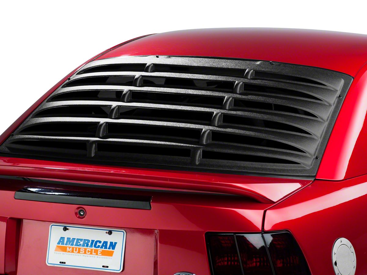 Ford Mustang Summit Racing Rear Window Louvers Free Shipping On Orders Over 99 At Summit Racing