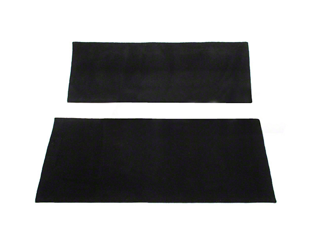 SpeedForm Rear Seat Delete Kit; Charcoal (99-04 Mustang Coupe)