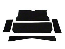 SpeedForm Rear Seat Delete Kit; Black (79-93 Coupe)