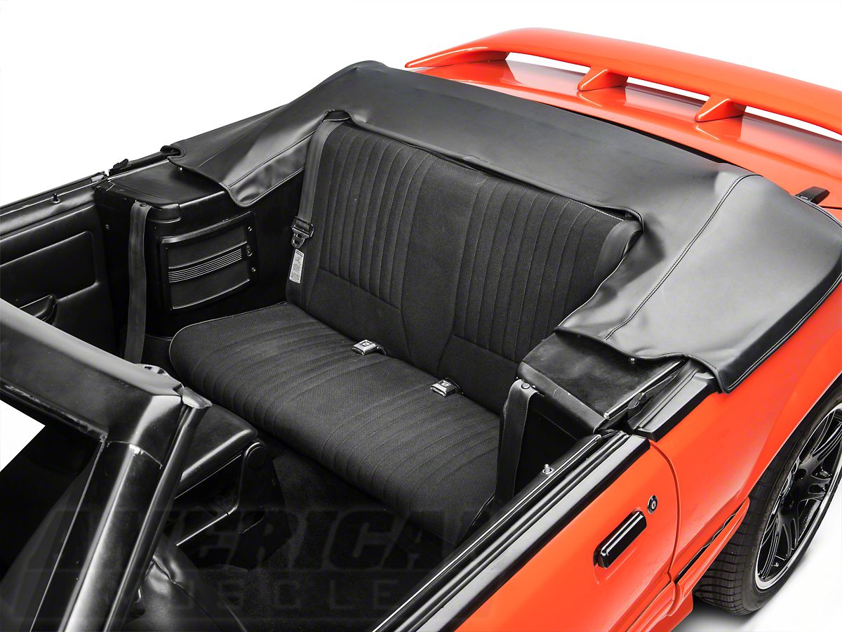 Speedform Rear Seat Delete Kit Black 83 93 Convertible