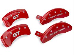 MGP Red Caliper Covers with GT Logo; Front and Rear (94-98 GT, V6)