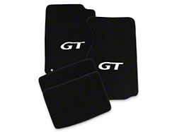 Lloyd Front and Rear Floor Mats with Silver GT Logo; Black (99-04 All)