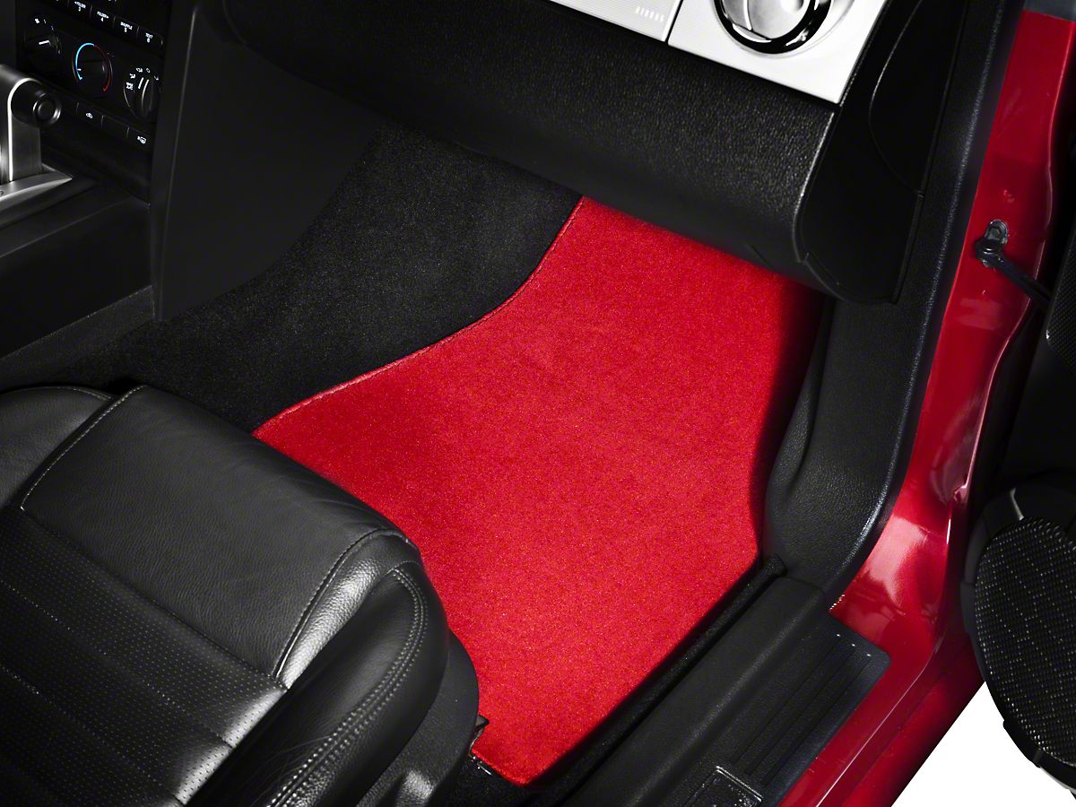 Lloyd Mustang Front Rear Floor Mats Red 012007 05 10 All