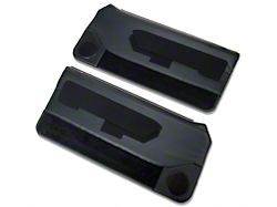 OPR Door Panels with Power Windows and Carpeting; Black (87-93 Coupe, Hatchback)