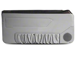 OPR Door Panels with Power Windows and Map Pockets; Titanium Gray (87-93 Coupe Hatchback)