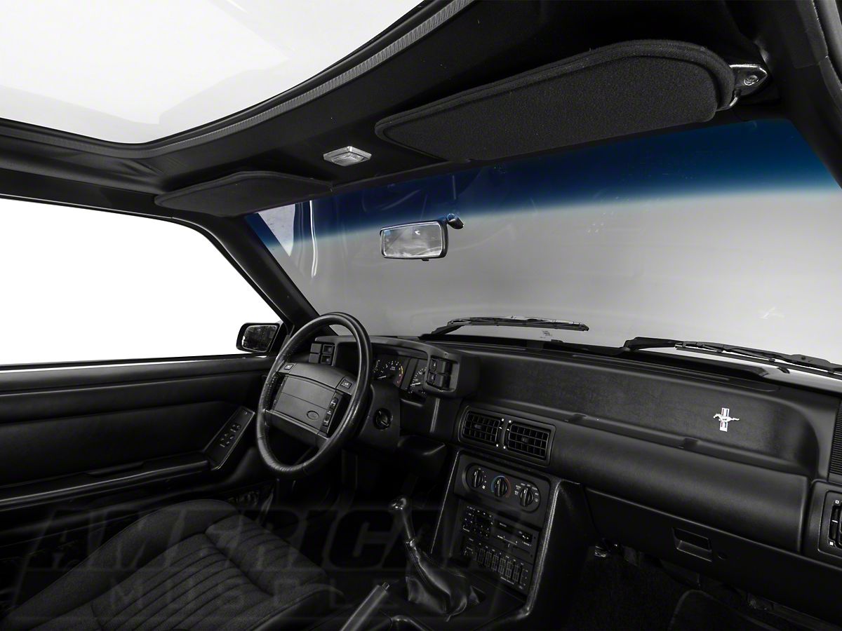 Opr Cloth Sun Visors Black 83 93 Coupe Hatchback