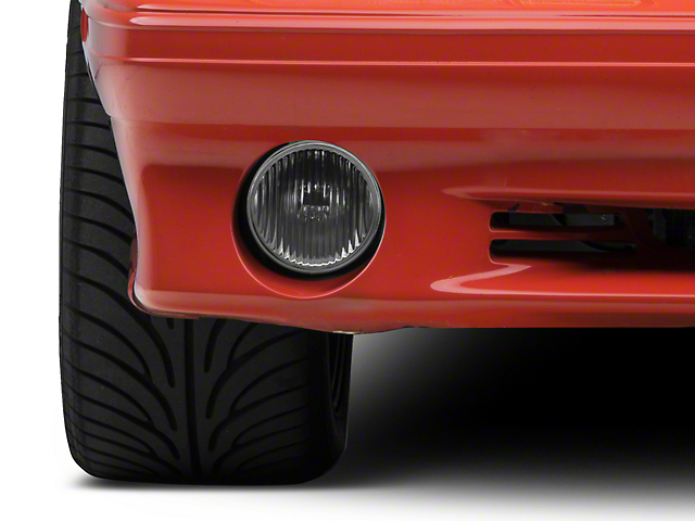 Axial Replacement Fog Light Glass Lens; Clear (87-93 Mustang GT, Cobra)