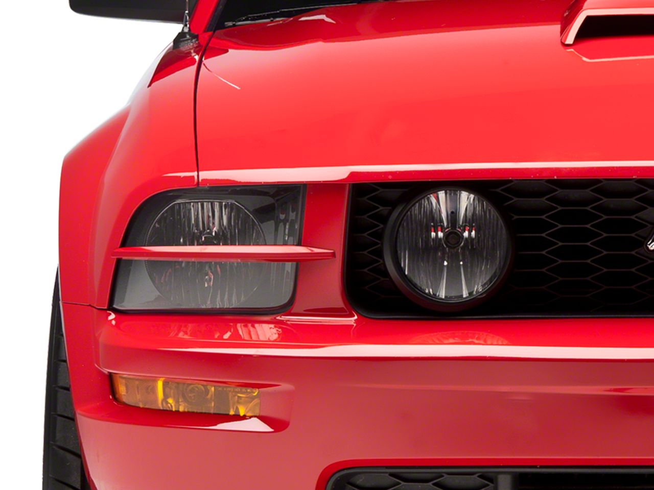 MMD Mustang Headlight Splitters - Pre-painted 98600 (05-09 GT, V6 ...